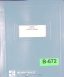 Boyar Schultz-Boyar Schultz A618, Hydraulic Surface Grinder, Operations & Parts Manual 1980-A618-01